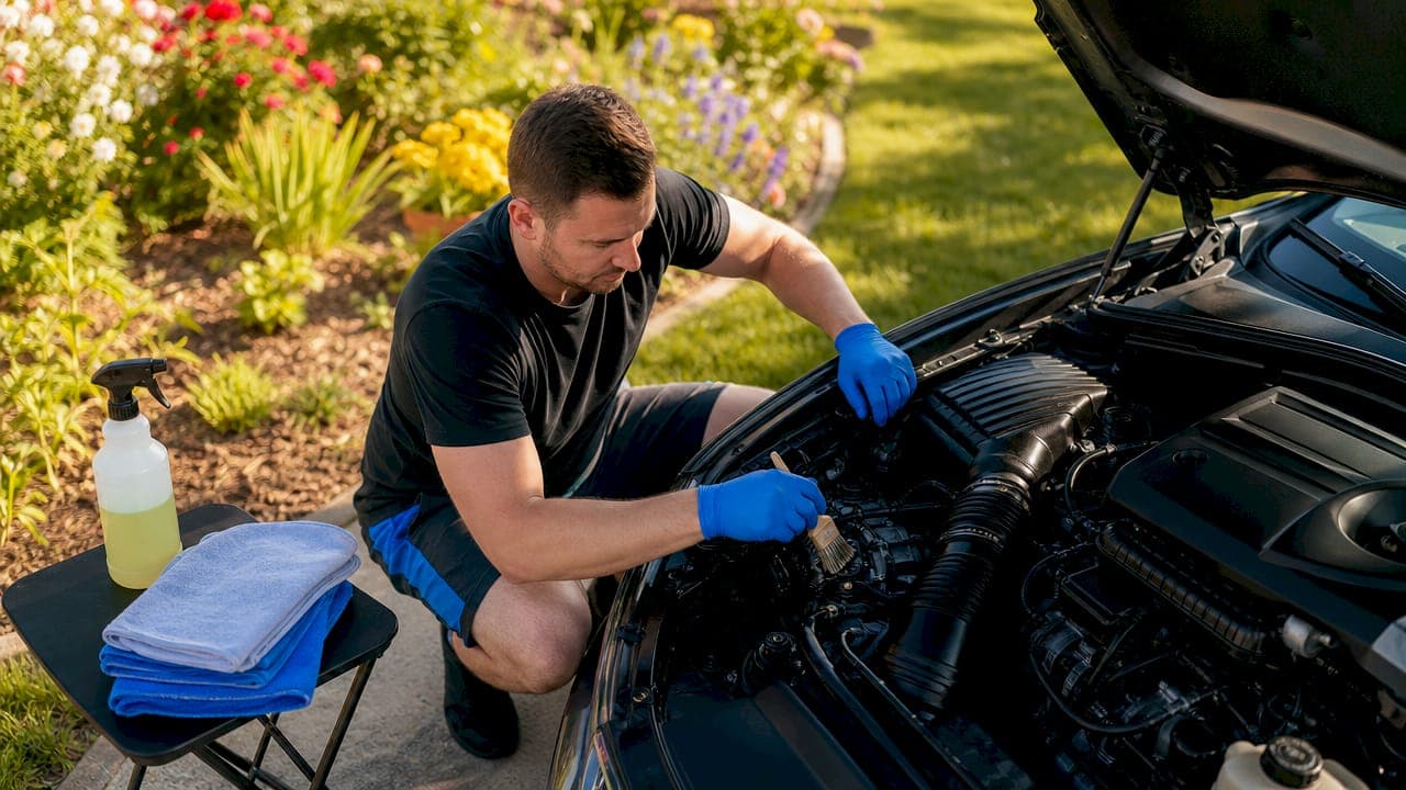 Engine Bay Detailing Safely: A Car Owner's Guide